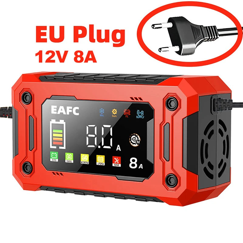 Newest 12V Car Battery Charger 15A/8A